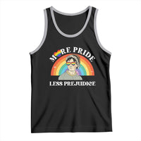 Gay Pride Tank Top More Pride Less Prejudice LGBT Pride Month - Wonder Print Shop
