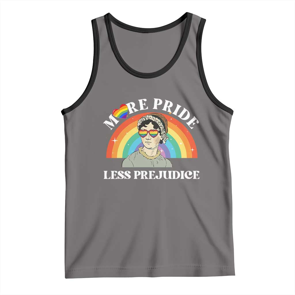 Gay Pride Tank Top More Pride Less Prejudice LGBT Pride Month - Wonder Print Shop
