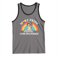 Gay Pride Tank Top More Pride Less Prejudice LGBT Pride Month - Wonder Print Shop