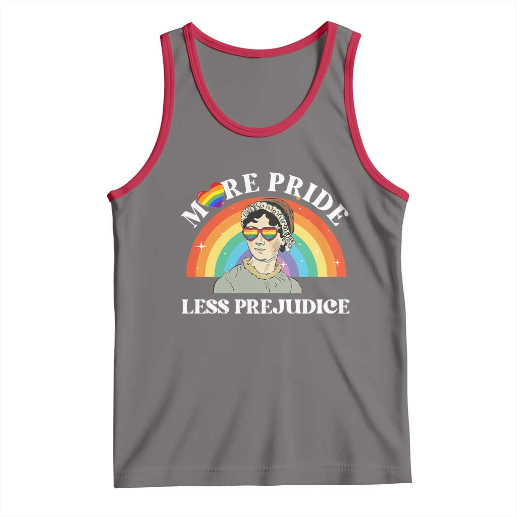 Gay Pride Tank Top More Pride Less Prejudice LGBT Pride Month - Wonder Print Shop