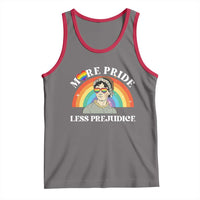 Gay Pride Tank Top More Pride Less Prejudice LGBT Pride Month - Wonder Print Shop