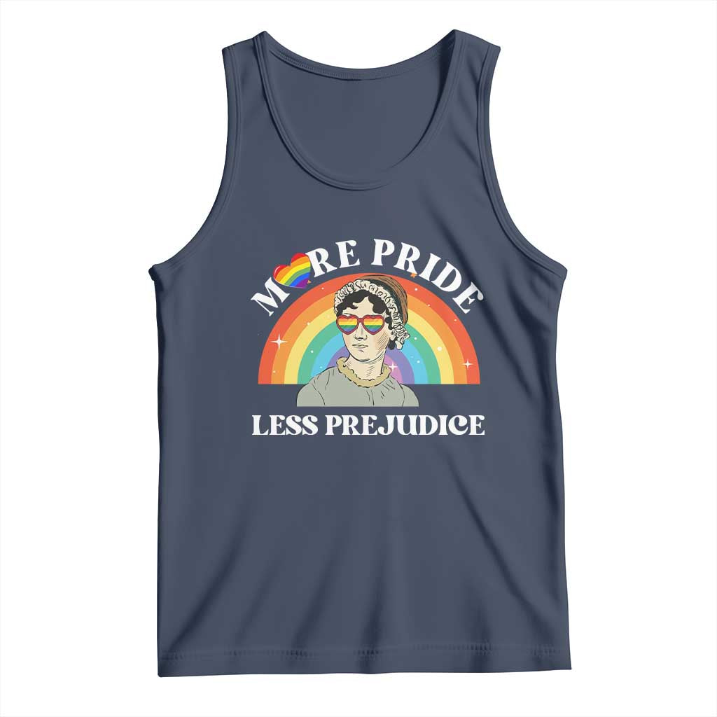 Gay Pride Tank Top More Pride Less Prejudice LGBT Pride Month - Wonder Print Shop