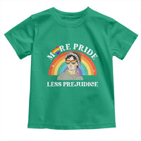 Gay Pride Toddler T Shirt More Pride Less Prejudice LGBT Pride Month - Wonder Print Shop
