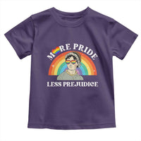Gay Pride Toddler T Shirt More Pride Less Prejudice LGBT Pride Month - Wonder Print Shop