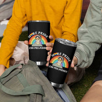 Gay Pride Tumbler Cup More Pride Less Prejudice LGBT Pride Month - Wonder Print Shop