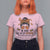 Gun Violence Awareness T Shirt For Women In June We Wear Orange Gun Violence Awareness Day Messy Bun - Wonder Print Shop