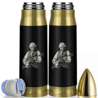 George Washington Rock Star Portrait Bullet Tumbler Funny Electric Guitar Player Founding Father Patriotic Graphic