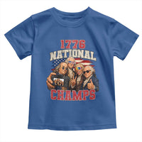 1776 National Champs Funny Founding Fathers Selfie Graphic Toddler T Shirt George Washington and Ben Franklin Cool Sunglasses Patriotic