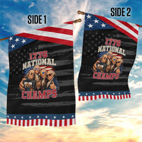 1776 National Champs Funny Founding Fathers Selfie Graphic Patriotic Garden Flag George Washington and Ben Franklin Cool Sunglasses
