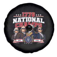 1776 National Champs Est 1776 Vintage Seal Spare Tire Cover Funny Cool Sunglasses Presidents and Founding Fathers Sports Style Patriotic