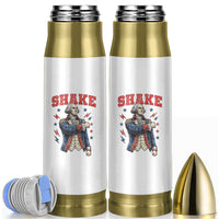 Shake Funny George Washington Patriotic Graphic Matching Bullet Tumbler Vintage Founding Father Distressed Stars and Lightning Bolts Dynamic Duo