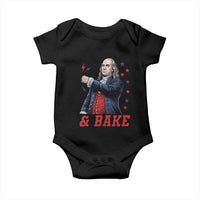 And Bake Funny Benjamin Franklin Patriotic Graphic Matching Baby Onesie Vintage Founding Father Distressed Stars and Lightning Bolts Dynamic Duo