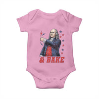 And Bake Funny Benjamin Franklin Patriotic Graphic Matching Baby Onesie Vintage Founding Father Distressed Stars and Lightning Bolts Dynamic Duo