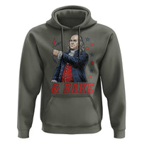 And Bake Funny Benjamin Franklin Patriotic Graphic Matching Hoodie Vintage Founding Father Distressed Stars and Lightning Bolts Dynamic Duo