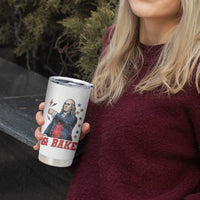 And Bake Funny Benjamin Franklin Patriotic Graphic Matching Tumbler Cup Vintage Founding Father Distressed Stars and Lightning Bolts Dynamic Duo