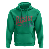 Resist Like Its 1776 Hoodie Vintage Distressed Patriotic Political Satire Graphic