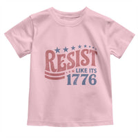 Resist Like Its 1776 Toddler T Shirt Vintage Distressed Patriotic Political Satire Graphic