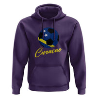 Curaçao Soccer Fans Distressed Flag Hoodie Football Heritage Pride Support