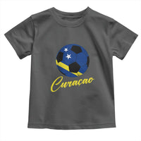 Curaçao Soccer Fans Distressed Flag Toddler T Shirt Football Heritage Pride Support