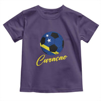 Curaçao Soccer Fans Distressed Flag Toddler T Shirt Football Heritage Pride Support