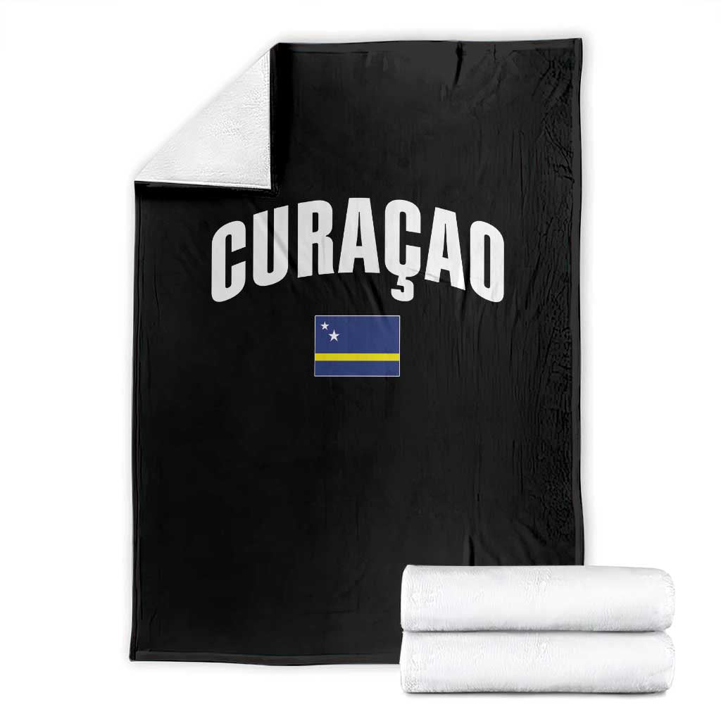 Curaçao National Flag Classic Heritage Throw Blanket Caribbean Pride Souvenir