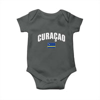 Curaçao National Flag Classic Heritage Baby Onesie Caribbean Pride Souvenir