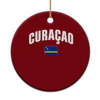 Curaçao National Flag Classic Heritage Ceramic Ornament Caribbean Pride Souvenir