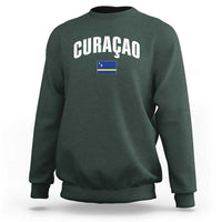 Curaçao National Flag Classic Heritage Sweatshirt Caribbean Pride Souvenir