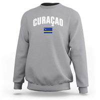 Curaçao National Flag Classic Heritage Sweatshirt Caribbean Pride Souvenir