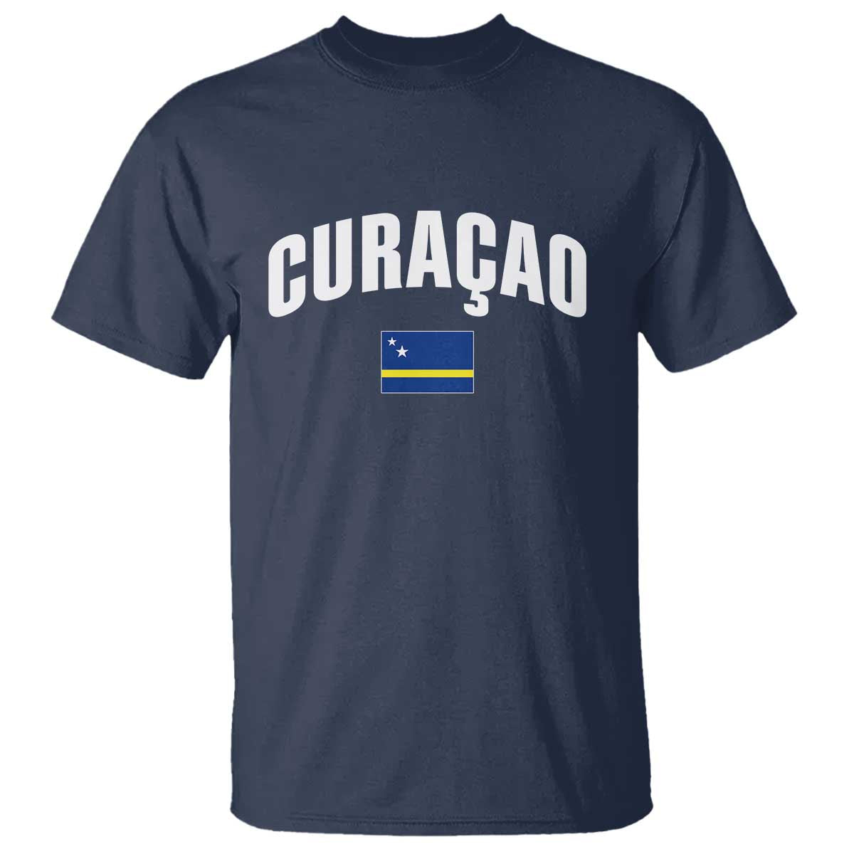 Curaçao National Flag Classic Heritage T Shirt Caribbean Pride Souvenir