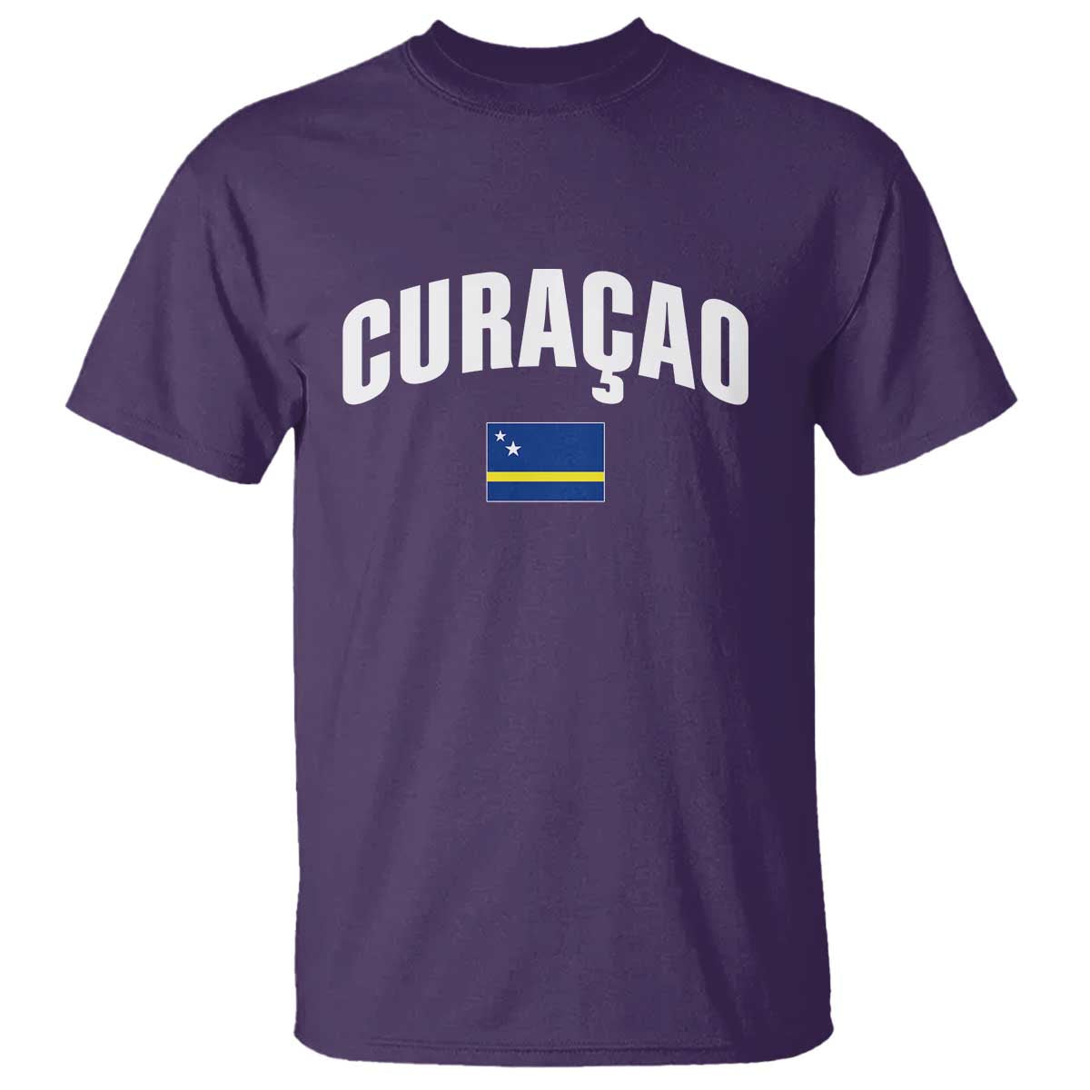 Curaçao National Flag Classic Heritage T Shirt Caribbean Pride Souvenir