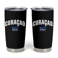 Curaçao National Flag Classic Heritage Tumbler Cup Caribbean Pride Souvenir