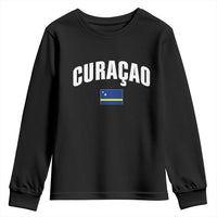 Curaçao National Flag Classic Heritage Youth Sweatshirt Caribbean Pride Souvenir