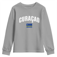 Curaçao National Flag Classic Heritage Youth Sweatshirt Caribbean Pride Souvenir