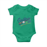 Cabo Verde Soccer Club 26 National Pride Baby Onesie Cape Verde Football Fans Retro Sporty Est. 2026
