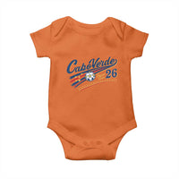 Cabo Verde Soccer Club 26 National Pride Baby Onesie Cape Verde Football Fans Retro Sporty Est. 2026 TS02