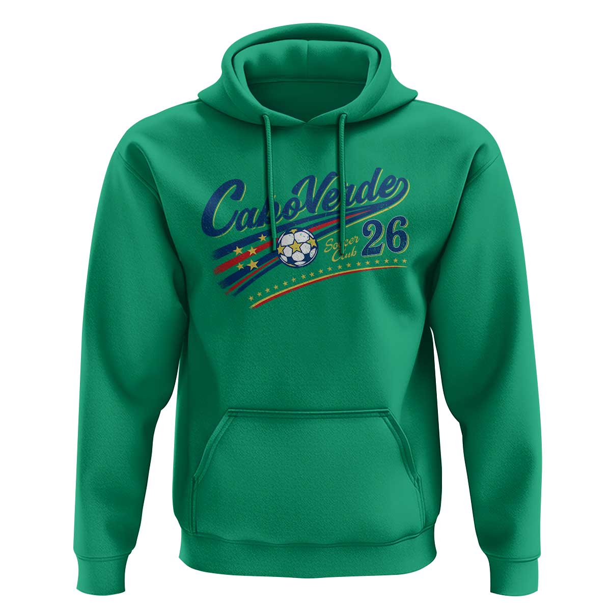 Cabo Verde Soccer Club 26 National Pride Hoodie Cape Verde Football Fans Retro Sporty Est. 2026 TS02