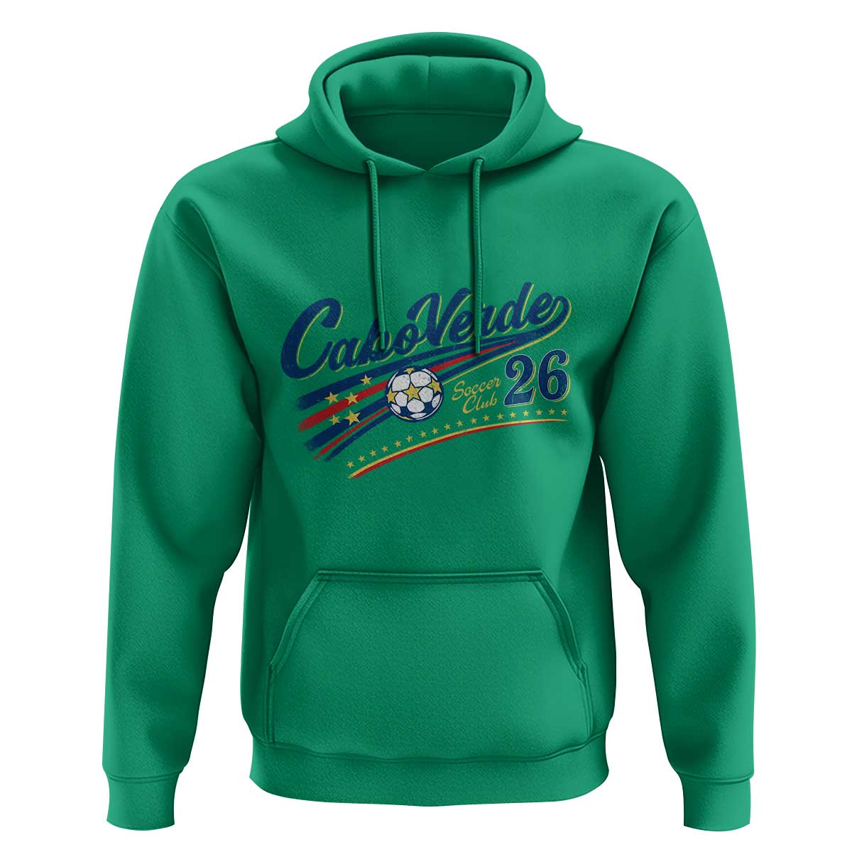 Cabo Verde Soccer Club 26 National Pride Hoodie Cape Verde Football Fans Retro Sporty Est. 2026