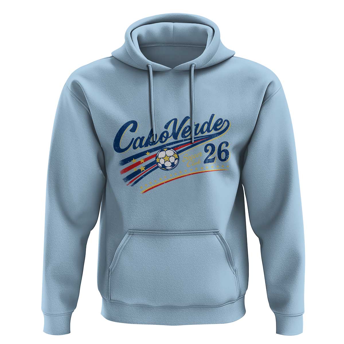 Cabo Verde Soccer Club 26 National Pride Hoodie Cape Verde Football Fans Retro Sporty Est. 2026