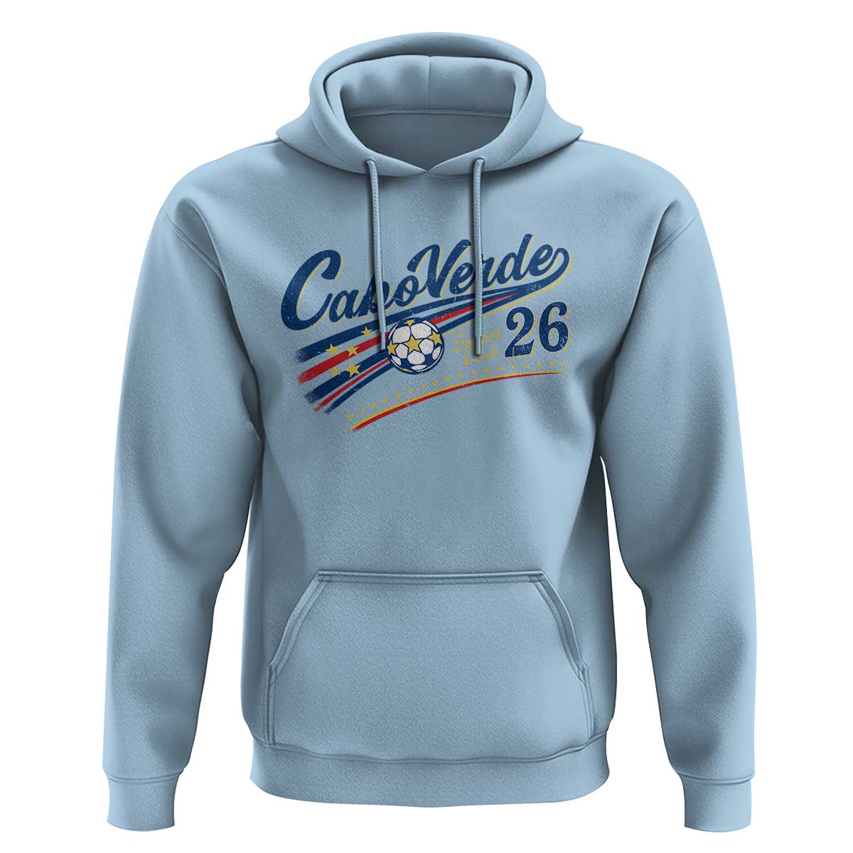 Cabo Verde Soccer Club 26 National Pride Hoodie Cape Verde Football Fans Retro Sporty Est. 2026 TS02