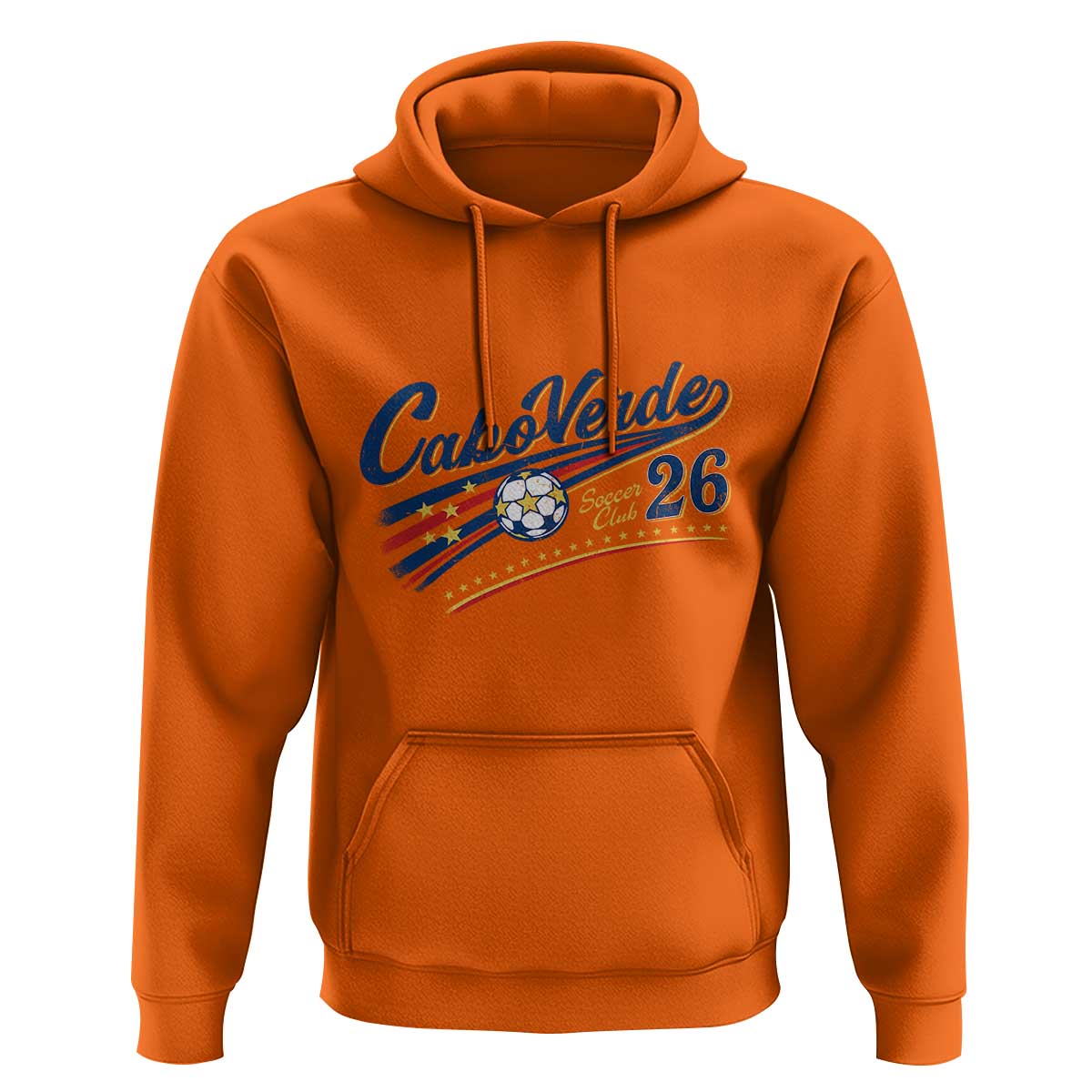 Cabo Verde Soccer Club 26 National Pride Hoodie Cape Verde Football Fans Retro Sporty Est. 2026
