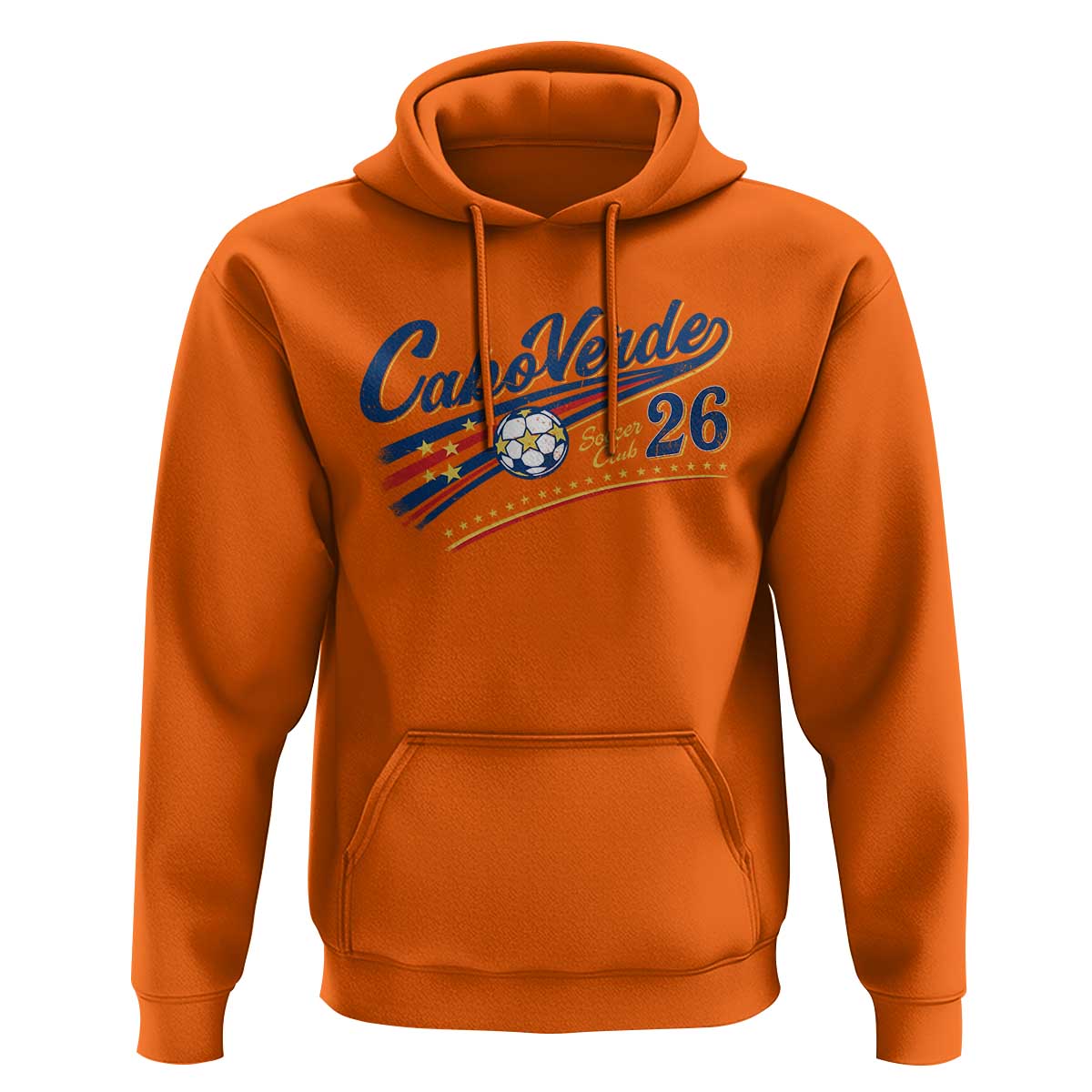 Cabo Verde Soccer Club 26 National Pride Hoodie Cape Verde Football Fans Retro Sporty Est. 2026 TS02
