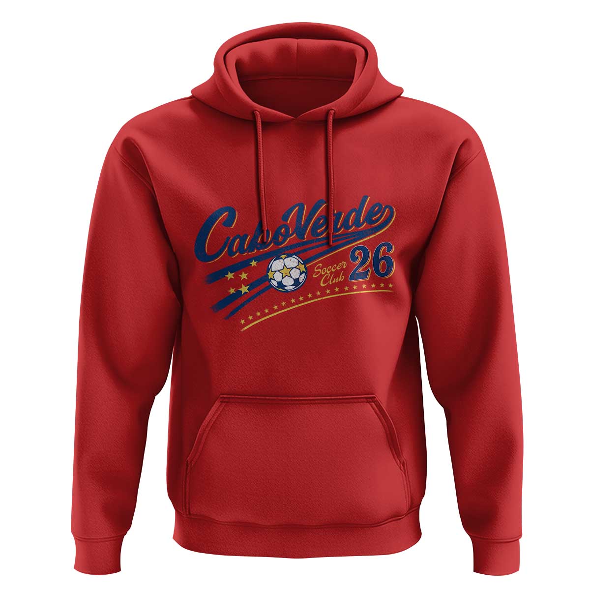 Cabo Verde Soccer Club 26 National Pride Hoodie Cape Verde Football Fans Retro Sporty Est. 2026