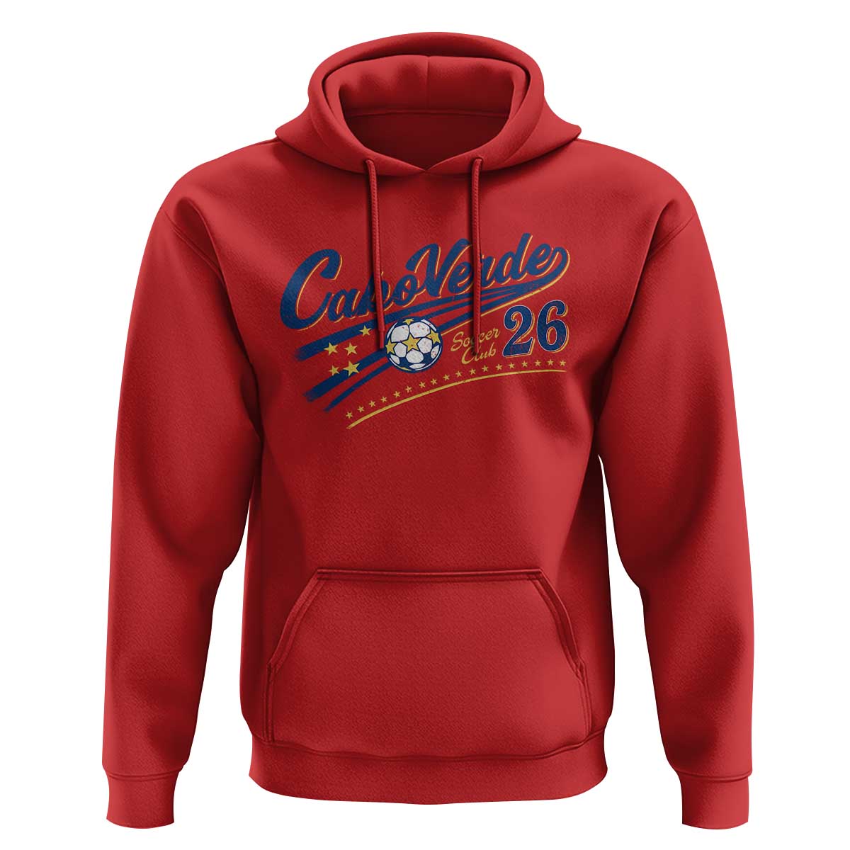 Cabo Verde Soccer Club 26 National Pride Hoodie Cape Verde Football Fans Retro Sporty Est. 2026 TS02