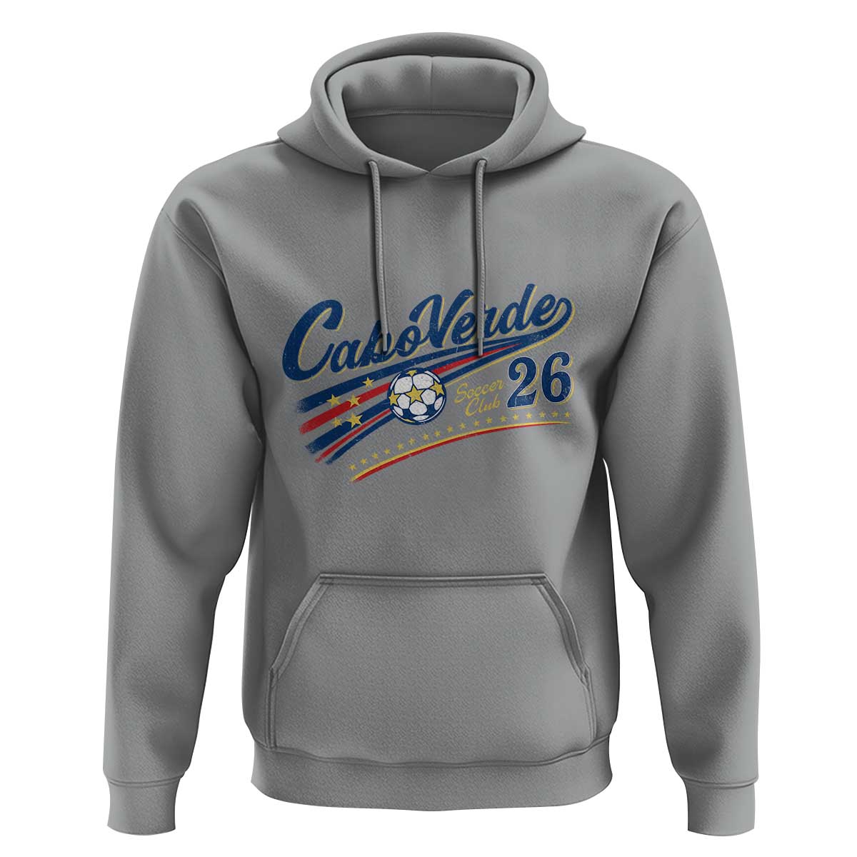 Cabo Verde Soccer Club 26 National Pride Hoodie Cape Verde Football Fans Retro Sporty Est. 2026