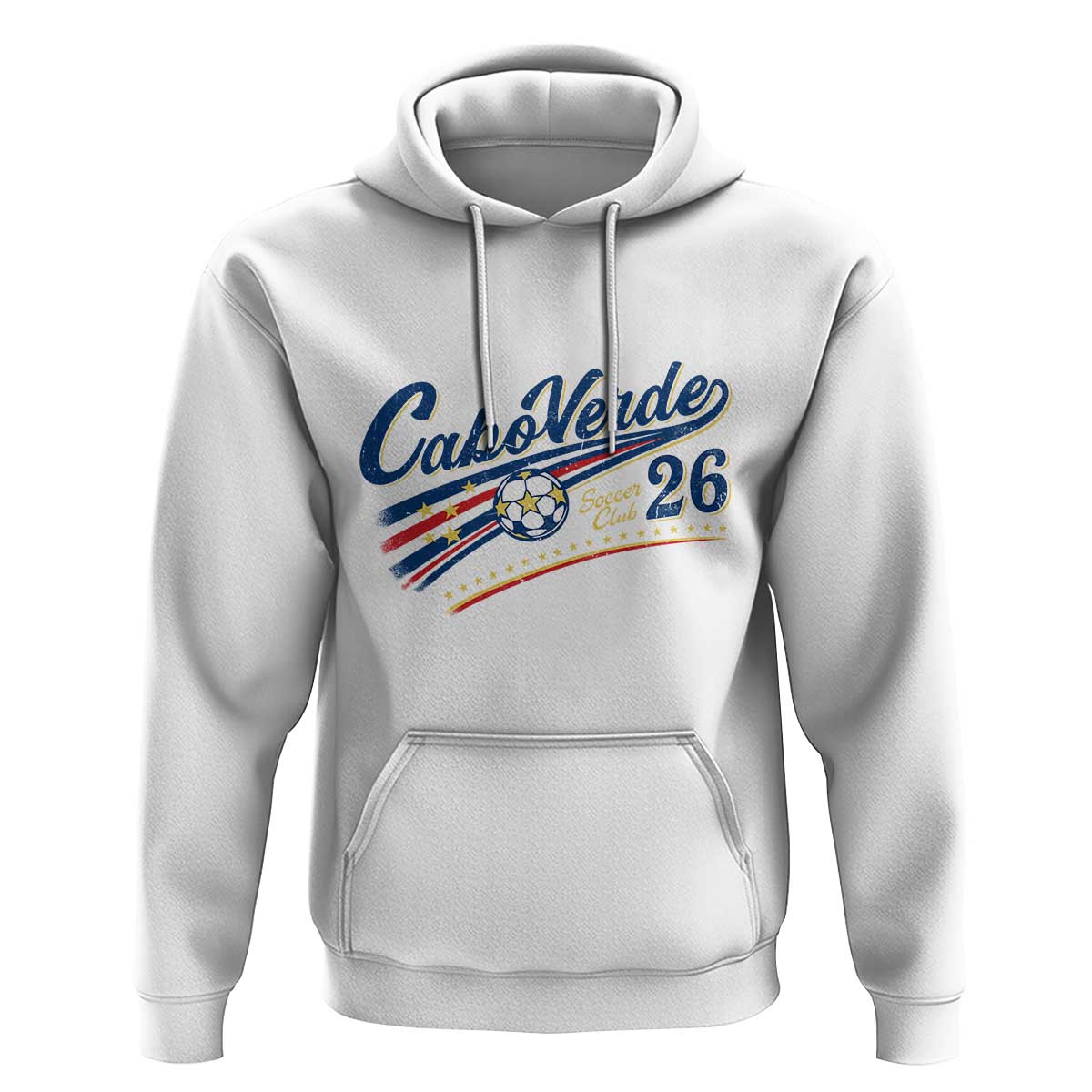 Cabo Verde Soccer Club 26 National Pride Hoodie Cape Verde Football Fans Retro Sporty Est. 2026