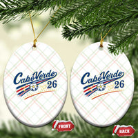 Cabo Verde Soccer Club 26 National Pride Ceramic Ornament Cape Verde Football Fans Retro Sporty Est. 2026
