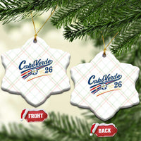 Cabo Verde Soccer Club 26 National Pride Ceramic Ornament Cape Verde Football Fans Retro Sporty Est. 2026
