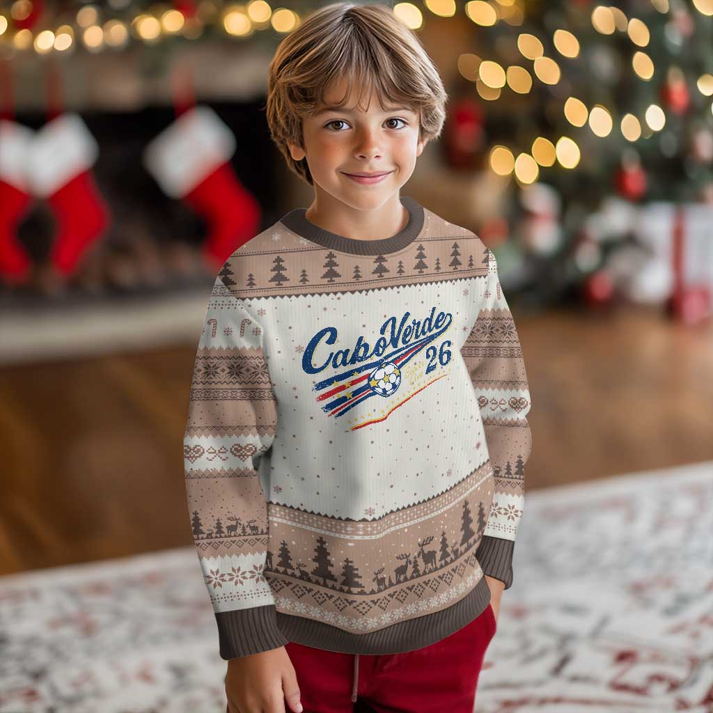 Cabo Verde Soccer Club 26 National Pride Ugly Christmas Sweater Cape Verde Football Fans Retro Sporty Est. 2026 TS02