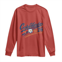 Cabo Verde Soccer Club 26 National Pride Long Sleeve Shirt Cape Verde Football Fans Retro Sporty Est. 2026